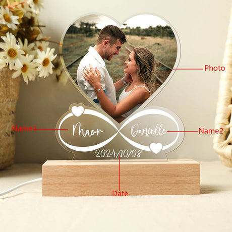 Custom Photo Love Frame Plaque