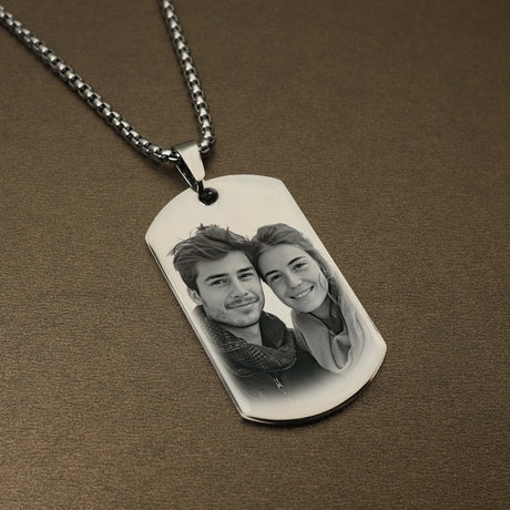 Custom Photo & Message Pendant