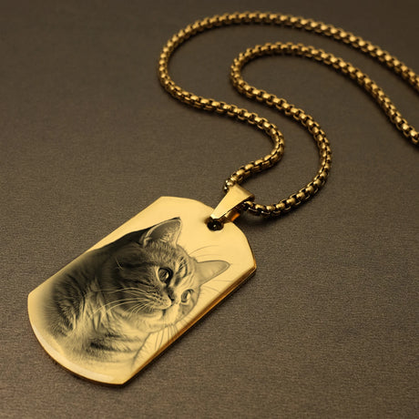 Custom Photo & Message Pendant