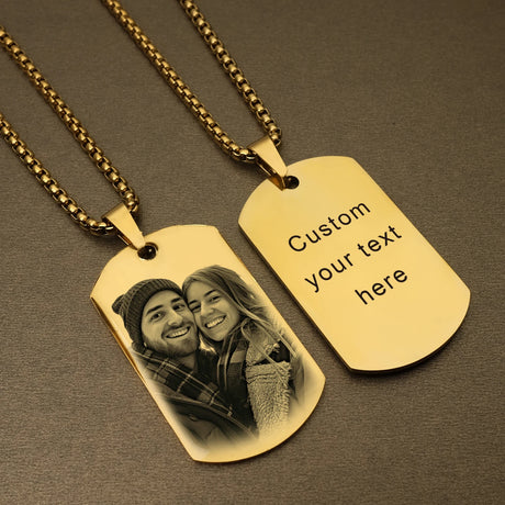 Custom Photo & Message Pendant