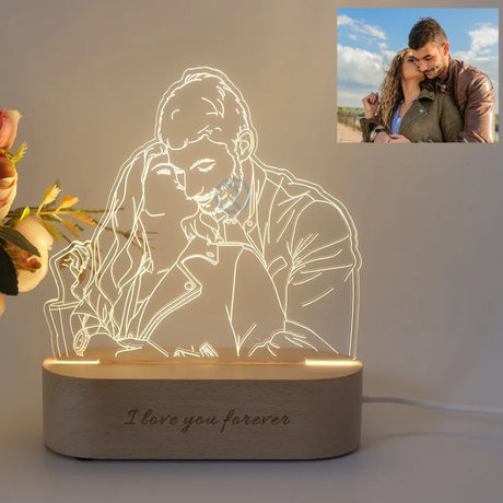 Custom 3D Photo Lamp Gift