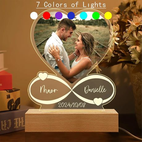 Custom Photo Love Frame Plaque