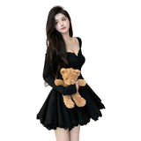 Korean French Style Dress