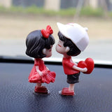 Cartoon Resin Couples Figurine