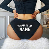 Personalized Booty Womens Underwear Sexy Briefs