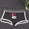 Heart Lips BBC Cotton Boy Shorts Underwear