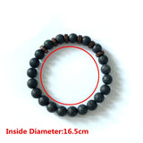 Lava Stone & Wood Yogi Bracelet